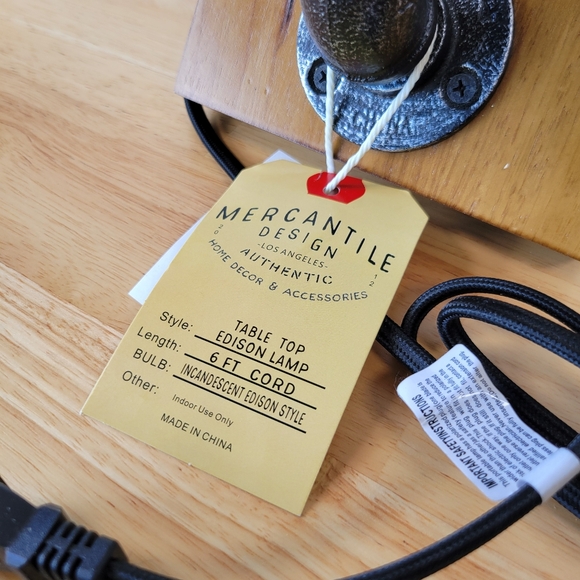 Edison Light Industrial Light Table Top NWT - Picture 4 of 8